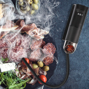 Ahumador portátil con virutas de madera, manguera, cúpula, máquina eléctrica de mano para bebidas, cocina.