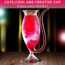 Cargar imagen en el visor de la galería, Creativa cóctel de Vampiro, 370ml, transparente con popote integrado.