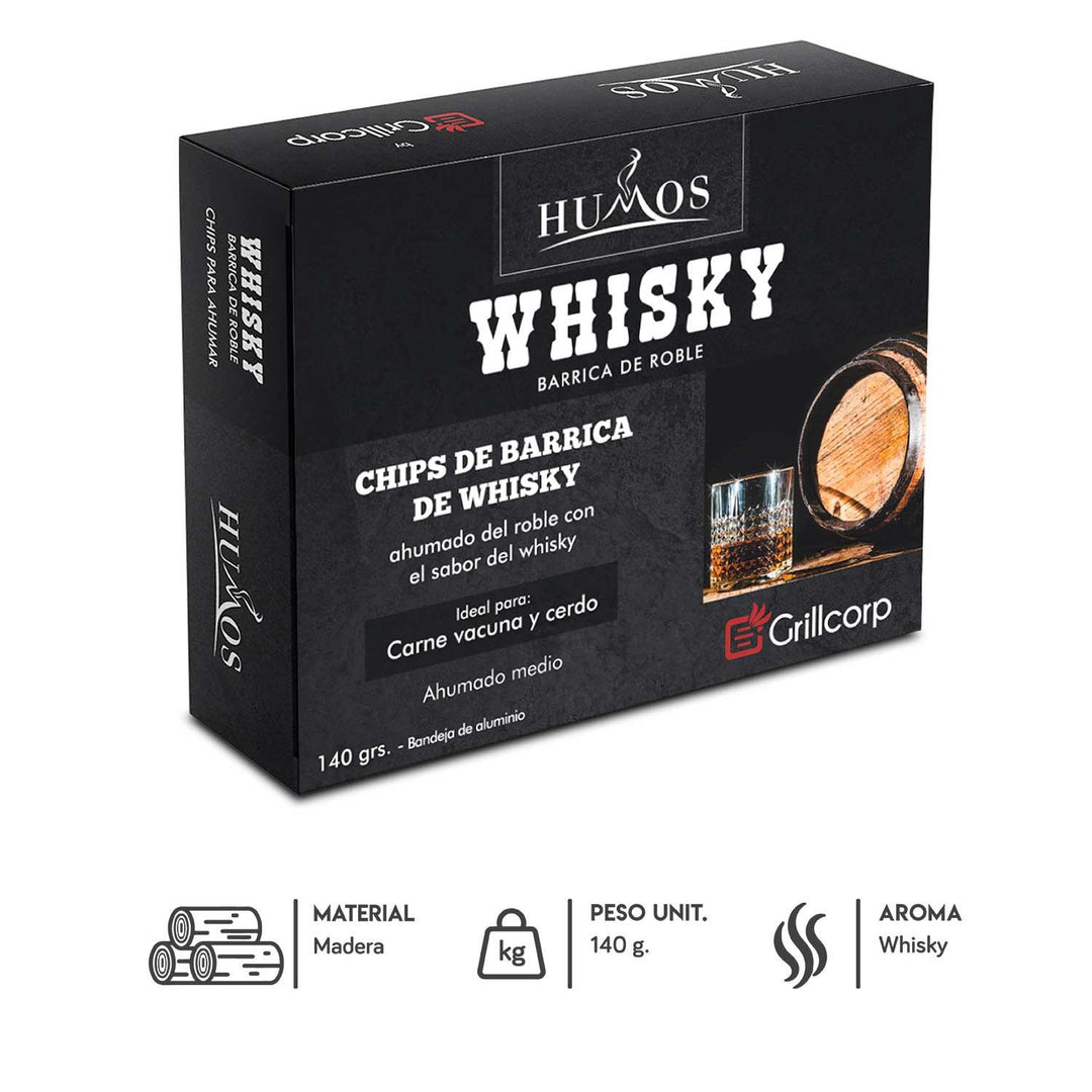 Astillas de leña Whisky (140 gr.)