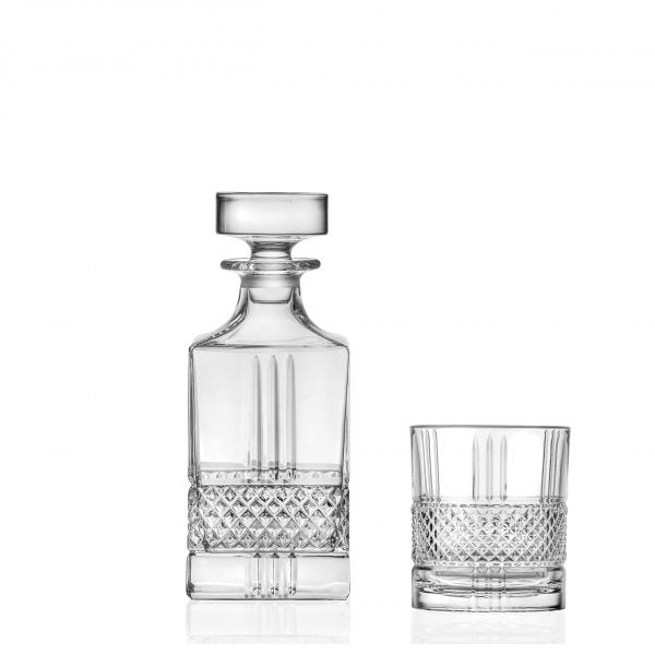 Set 7 Piezas, Licorera Y 6 Vasos Whisky Brillante