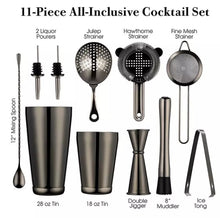 Cargar imagen en el visor de la galería, Coctelera Set 11 Piezas - Caja de regalo rectangular