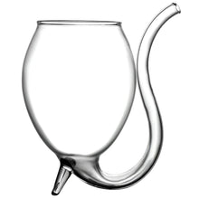Cargar imagen en el visor de la galería, Set x 6, Copa de cristal con pajita para cóctel, vaso creativo de 300ml