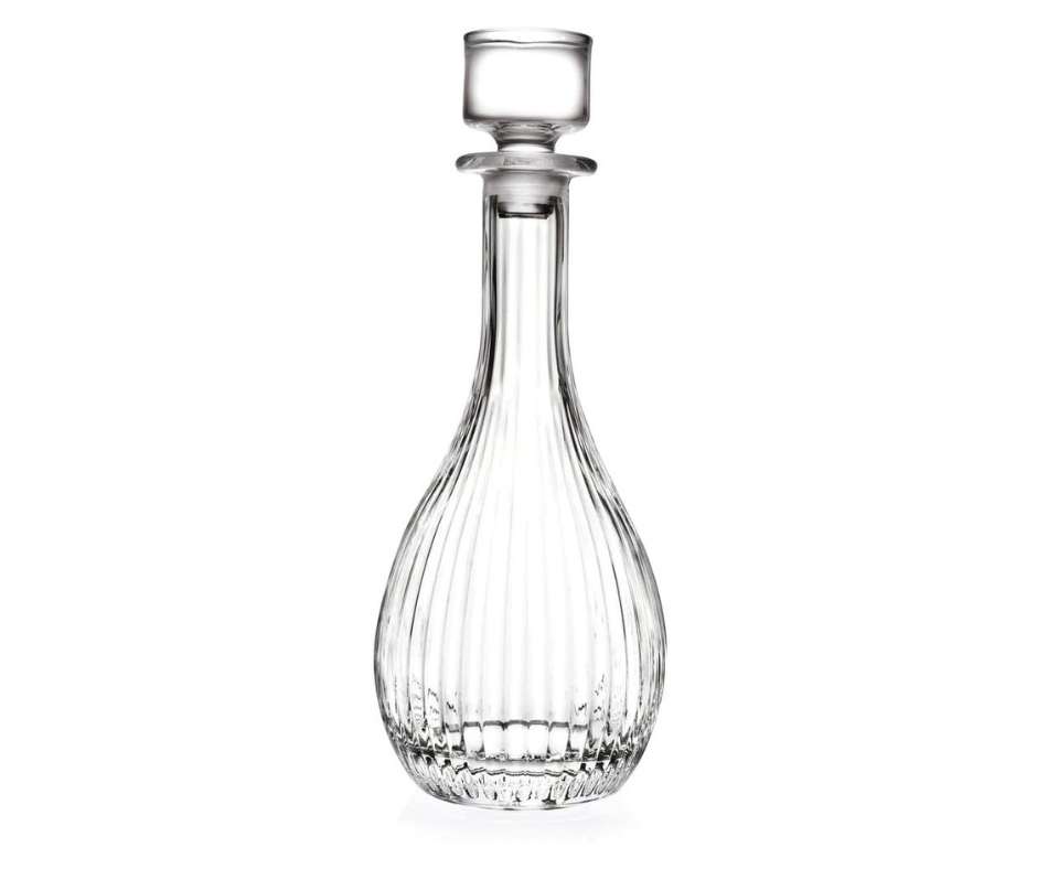 Decantador de vino redondo atemporal Crystal Glassware, 90 CL / 900 ML