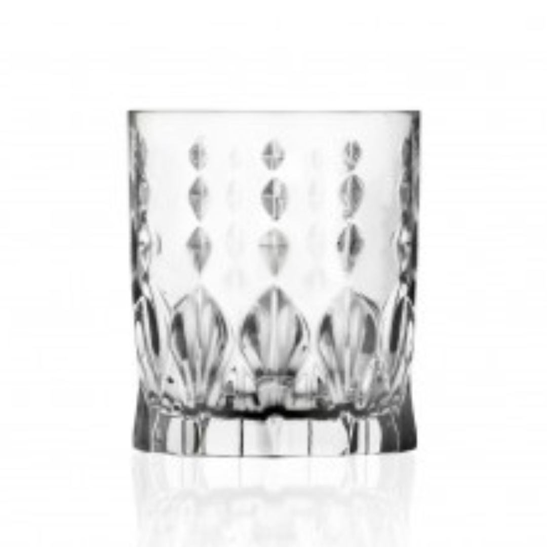 Set De 6 Vaso Corto En Cristal Rcr Marilyn 34 Cl