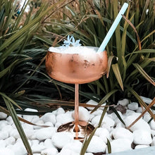 Cargar imagen en el visor de la galería, Copas De Champán De Cobre Cóctel Vintage De Acero Inoxidable Martini Copa De Vino 450 ml