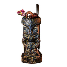 Cargar imagen en el visor de la galería, Ceramic Duece Tiki Mug 520ml (color negro)