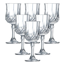 Cargar imagen en el visor de la galería, Cristal D&#39;Arques Longchamp - Copa de 8 1/4 onzas ( set de 6)