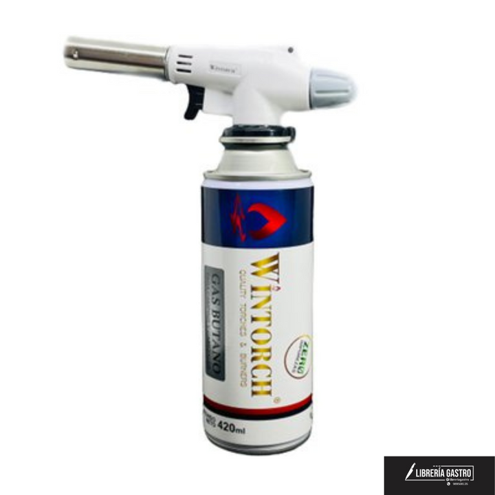 Soplete Cabezal Multiuso Wintorch +Gas Butano