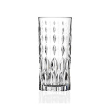 Cargar imagen en el visor de la galería, Set De 6 Vaso Largo En Cristal Rcr Marilyn 35 Cl