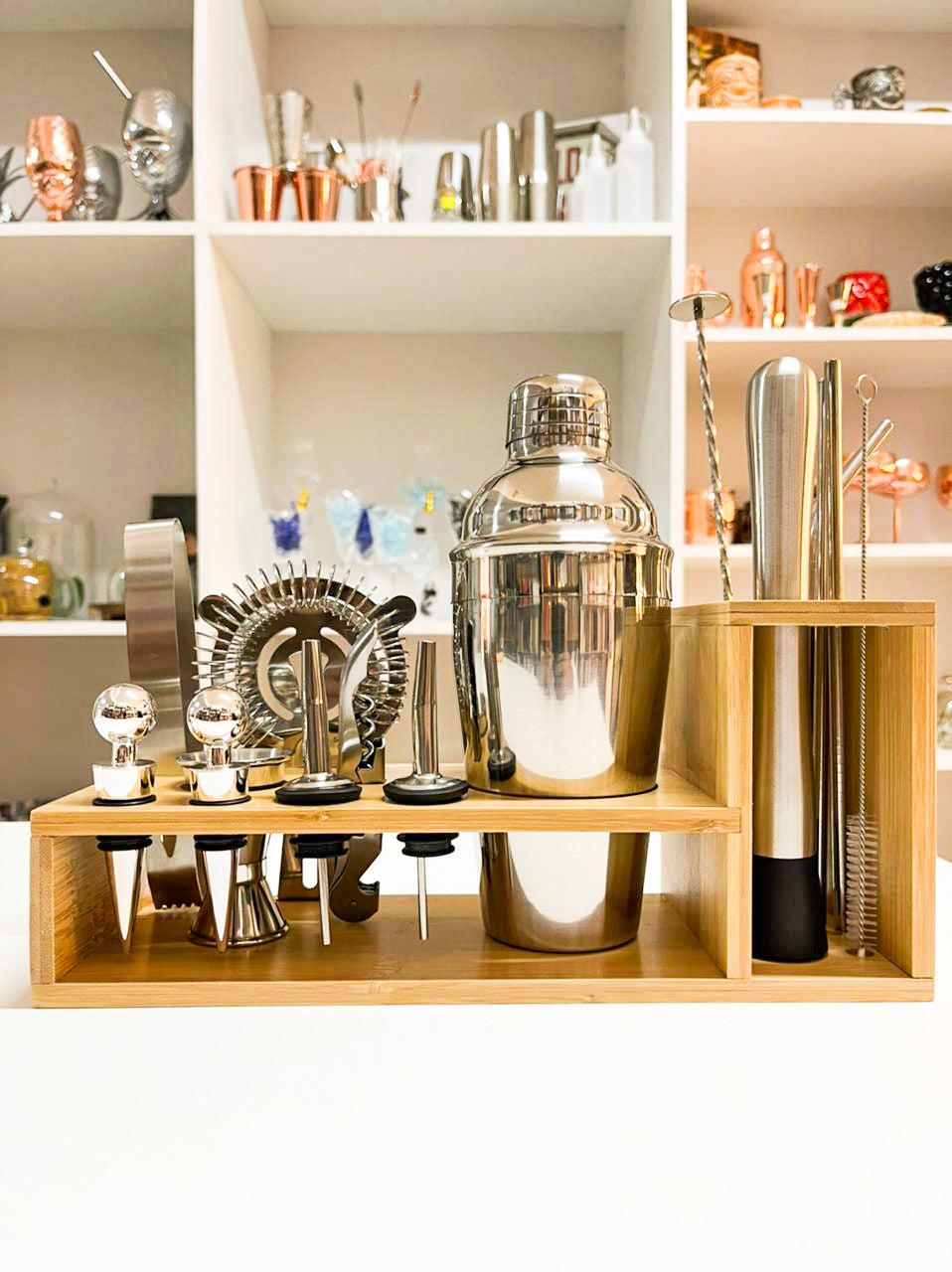 KIT BARMAN 18 PIEZAS 500ml ACERO INOX