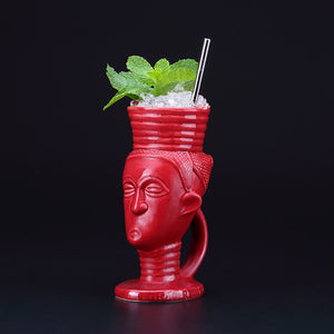 Ceramic Traditional Jamaican Woman Tiki 430ml