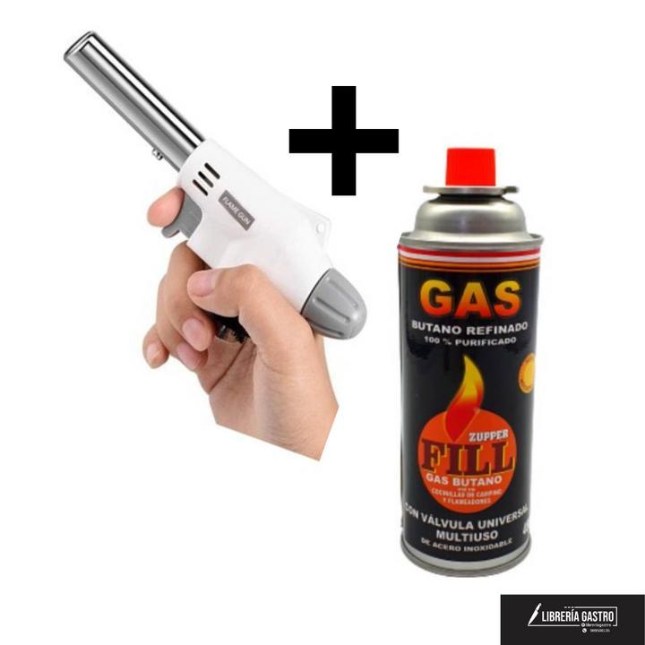 Soplete Cabezal Multiuso Wintorch +Gas Butano