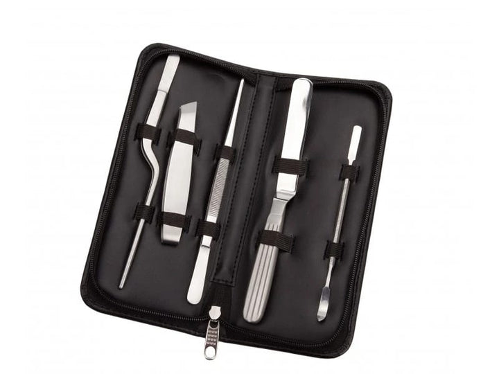 KIT 5 PIEZAS + PINZA TITANIO 20 CM