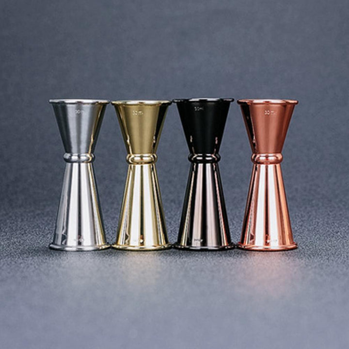 Jigger doble con banda de acero inoxidable 30/60ml