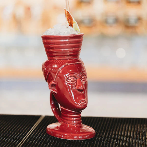 Ceramic Traditional Jamaican Woman Tiki 430ml