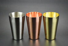 Cargar imagen en el visor de la galería, Coctelera Boston de acero inoxidable 28/20oz con base escalonada.