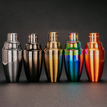 Cargar imagen en el visor de la galería, Coctelera de estilo japonés de acero inoxidable de 500ml,chapada e cobre, coctelera de 3 piezas de Bar.