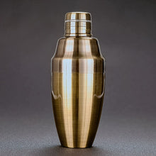 Cargar imagen en el visor de la galería, Coctelera de estilo japonés de acero inoxidable de 500ml,chapada e cobre, coctelera de 3 piezas de Bar.