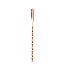 Cargar imagen en el visor de la galería, Cuchara mezcladora de cóctel lágrima Cobre 30cm
