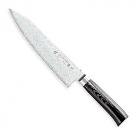 Cuchillo CHEF 210 mm. Tamahagane Kyoto Damasco 63 capas.