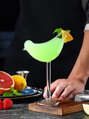 Copas de cóctel forma de pájaros 100ml.