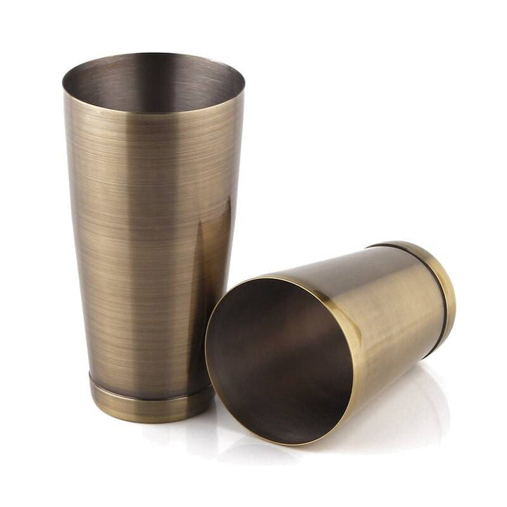 Coctelera Boston  BRONCE 2 piezas 18 oz y 28 oz profesional Bartender