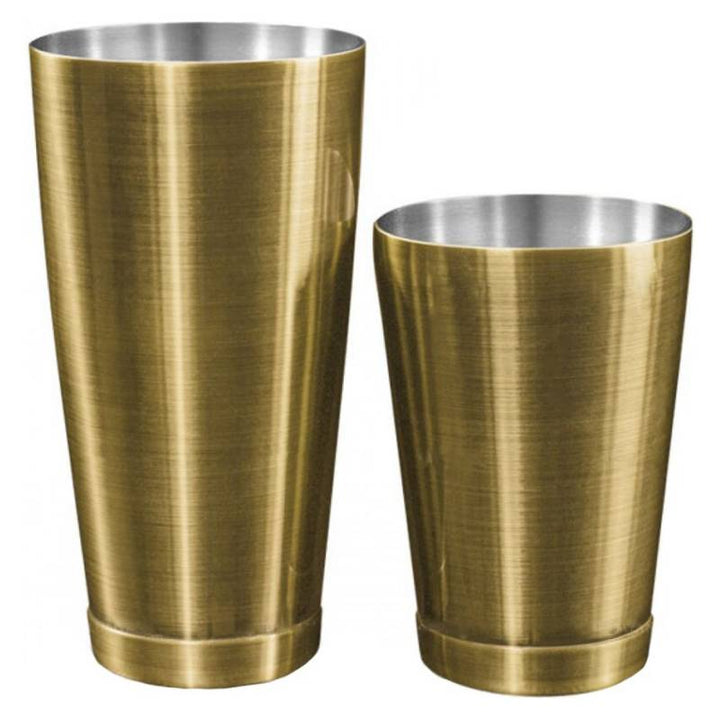 Coctelera Boston  BRONCE 2 piezas 18 oz y 28 oz profesional Bartender