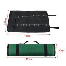 Cargar imagen en el visor de la galería, Chef 22 Bolsillos Bolsa de herramientas de reparación Roll Estuche Almacenamiento durable de cocina