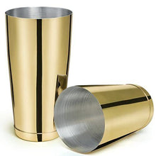 Cargar imagen en el visor de la galería, Coctelera Boston  GOLD 2 piezas 18 oz y 28 oz profesional Bartender
